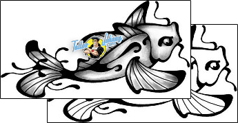 Fish Tattoo marine-life-fish-tattoos-anibal-anf-01902