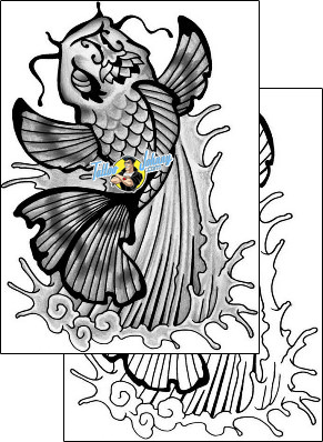 Fish Tattoo marine-life-fish-tattoos-anibal-anf-01903