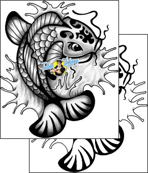 Fish Tattoo marine-life-fish-tattoos-anibal-anf-01914