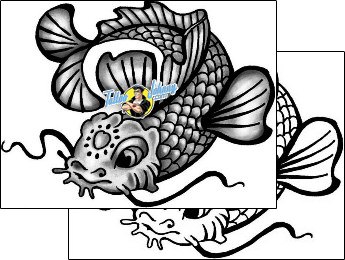 Fish Tattoo marine-life-fish-tattoos-anibal-anf-01919