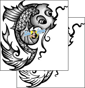Fish Tattoo marine-life-fish-tattoos-anibal-anf-01925