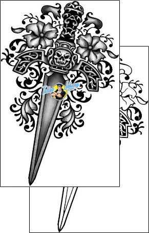 Dagger Tattoo horror-dagger-tattoos-anibal-anf-01945