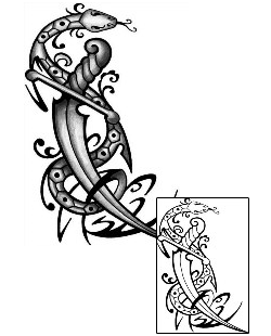 Dagger Tattoo Horror tattoo | ANF-01946