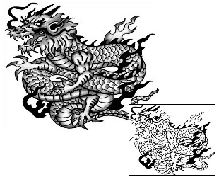 Dragon Tattoo Mythology tattoo | ANF-02015
