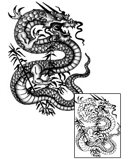 Asian Tattoo Mythology tattoo | ANF-02017