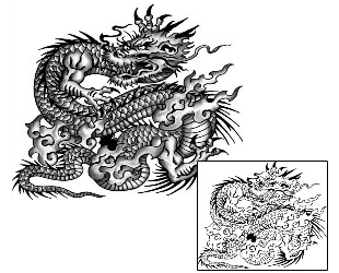 Asian Tattoo Mythology tattoo | ANF-02018