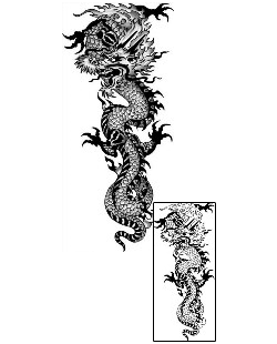 Asian Tattoo Mythology tattoo | ANF-02022