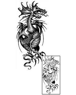 Asian Tattoo Mythology tattoo | ANF-02032