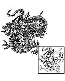 Asian Tattoo Mythology tattoo | ANF-02033