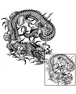 Asian Tattoo Mythology tattoo | ANF-02039