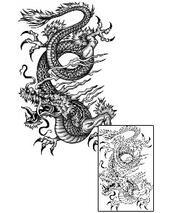 Asian Tattoo Mythology tattoo | ANF-02041