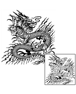 Asian Tattoo Mythology tattoo | ANF-02047