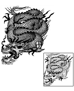 Asian Tattoo Mythology tattoo | ANF-02048