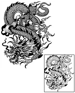 Asian Tattoo Mythology tattoo | ANF-02051