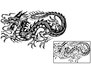 Asian Tattoo Mythology tattoo | ANF-02054