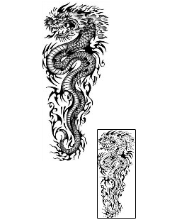 Asian Tattoo Mythology tattoo | ANF-02057