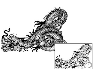 Dragon Tattoo Mythology tattoo | ANF-02060