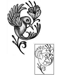Hummingbird Tattoo Animal tattoo | ANF-02079