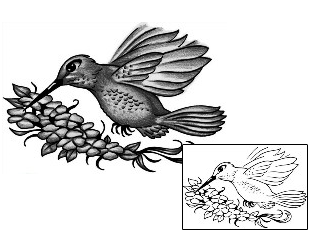 Hummingbird Tattoo Animal tattoo | ANF-02085