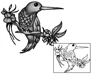 Hummingbird Tattoo Animal tattoo | ANF-02127