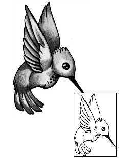 Hummingbird Tattoo Animal tattoo | ANF-02133