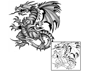 Dragon Tattoo Mythology tattoo | ANF-02137