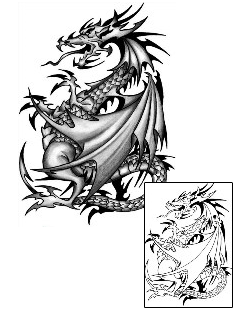 Dragon Tattoo Mythology tattoo | ANF-02139