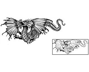 Dragon Tattoo Mythology tattoo | ANF-02141