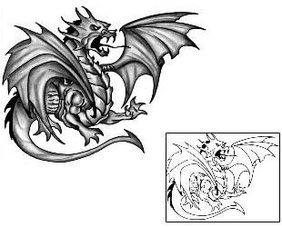 Dragon Tattoo Mythology tattoo | ANF-02146