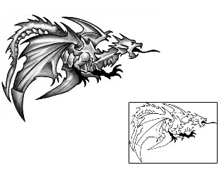 Dragon Tattoo Mythology tattoo | ANF-02154