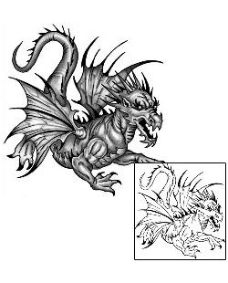 Dragon Tattoo Mythology tattoo | ANF-02156