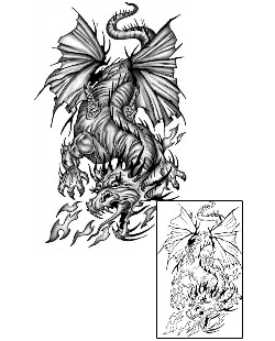 Dragon Tattoo Mythology tattoo | ANF-02159