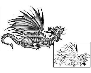Dragon Tattoo Mythology tattoo | ANF-02176