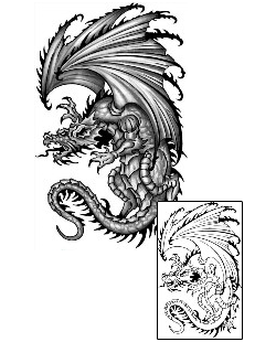Dragon Tattoo Mythology tattoo | ANF-02187