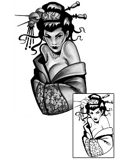 Geisha Tattoo Yoshino Geisha Tattoo