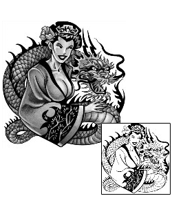 Dragon Tattoo Miyoko Geisha Tattoo