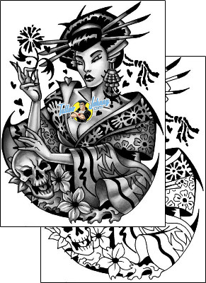 Woman Tattoo geisha-tattoos-anibal-anf-02309