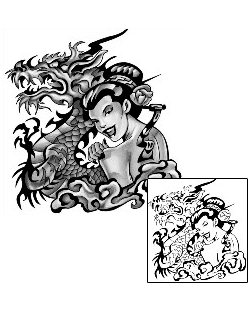 Dragon Tattoo Momo Geisha Tattoo