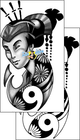 Woman Tattoo geisha-tattoos-anibal-anf-02337