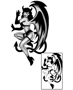 Pin Up Tattoo For Women tattoo | ANF-02401