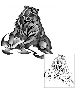 Bear Tattoo Animal tattoo | ANF-02442