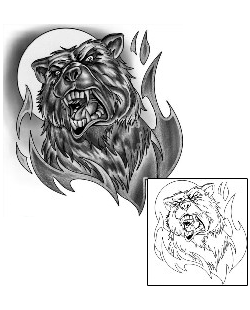 Bear Tattoo Animal tattoo | ANF-02449