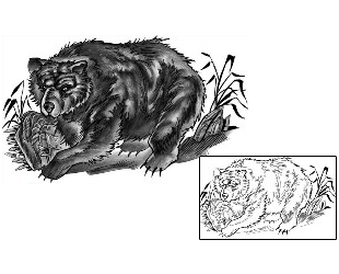 Bear Tattoo Animal tattoo | ANF-02463