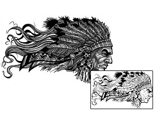 Native American Tattoo Miscellaneous tattoo | ANF-02480