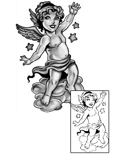 Angel Tattoo Religious & Spiritual tattoo | ANF-02487