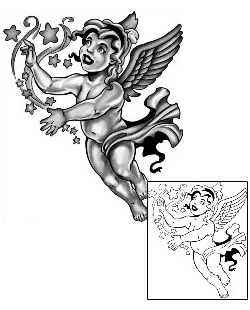 Angel Tattoo Religious & Spiritual tattoo | ANF-02489