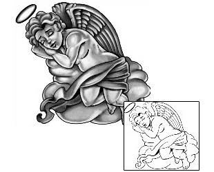 Angel Tattoo Religious & Spiritual tattoo | ANF-02491