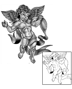 Angel Tattoo Religious & Spiritual tattoo | ANF-02505
