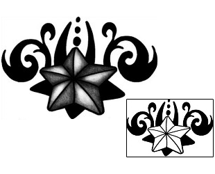 Shooting Star Tattoo Astronomy tattoo | ANF-02539