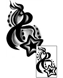 Shooting Star Tattoo Astronomy tattoo | ANF-02561